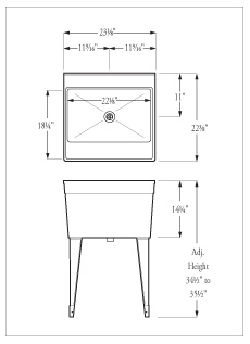 Florestone Utility Sinks Fm